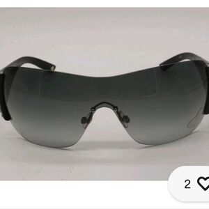 Rare BEBE Sunglasses BB 7013 ANIMATED JET BLACK GRADIENT AUTHENTIC SUNGLASSES